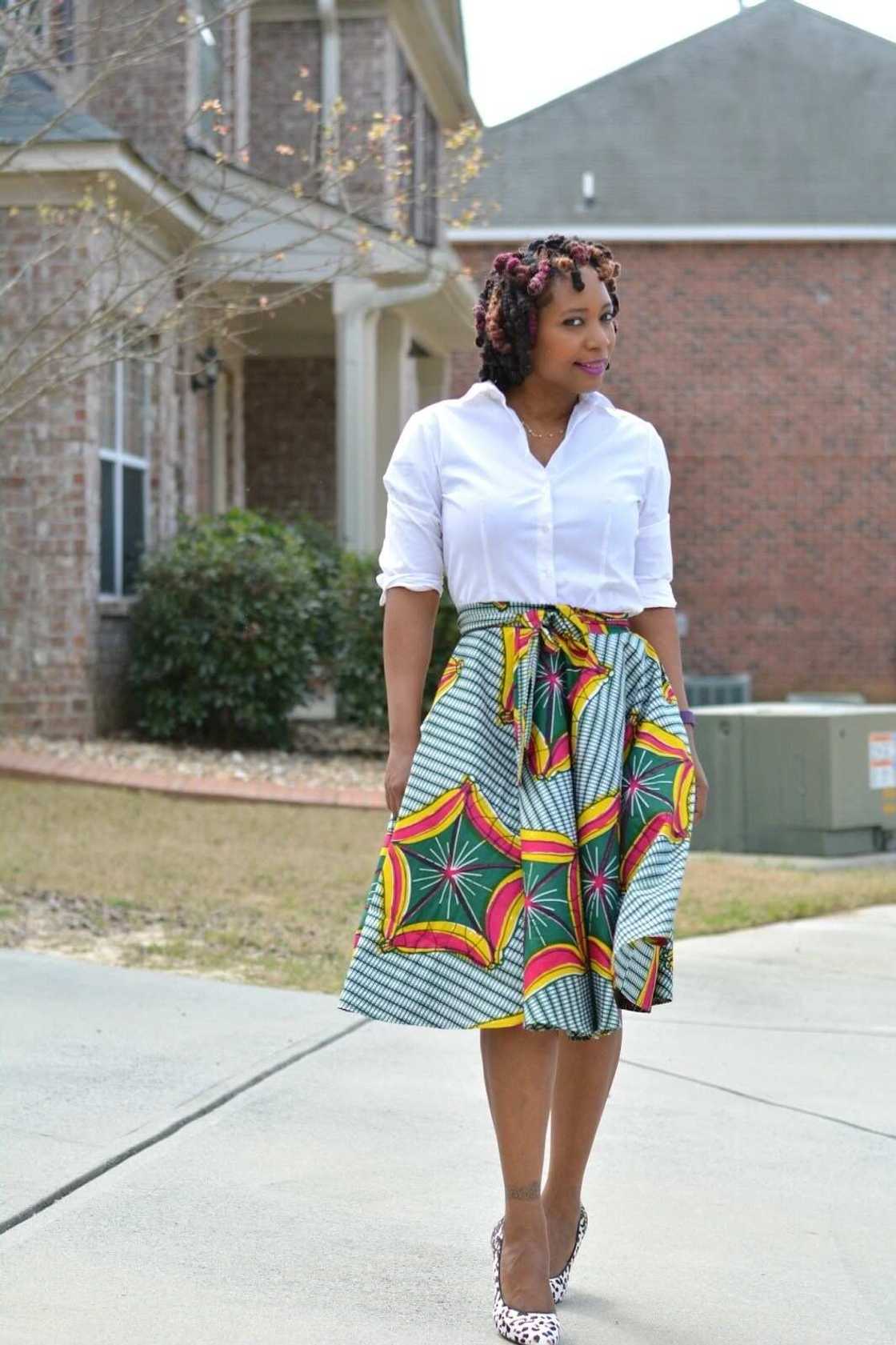 Stunning tops to wear with African print skirts