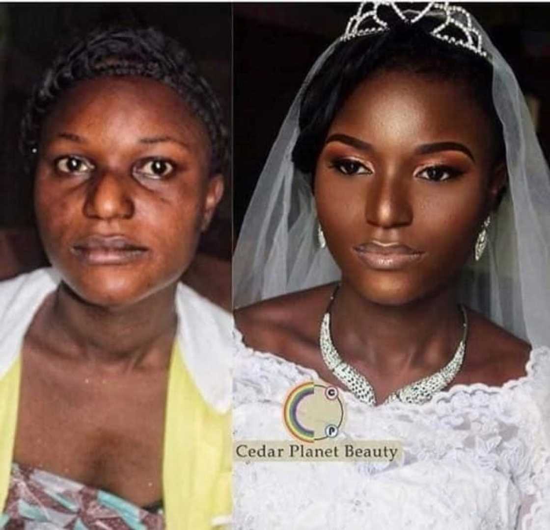 Photos of beautiful makeup transformation fsacinate social media users