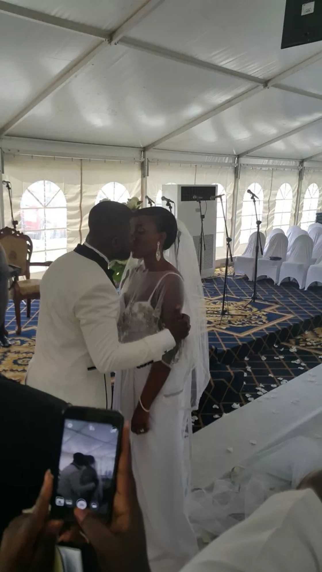 Actress and TV host, Adwoa Saah marries in Accra