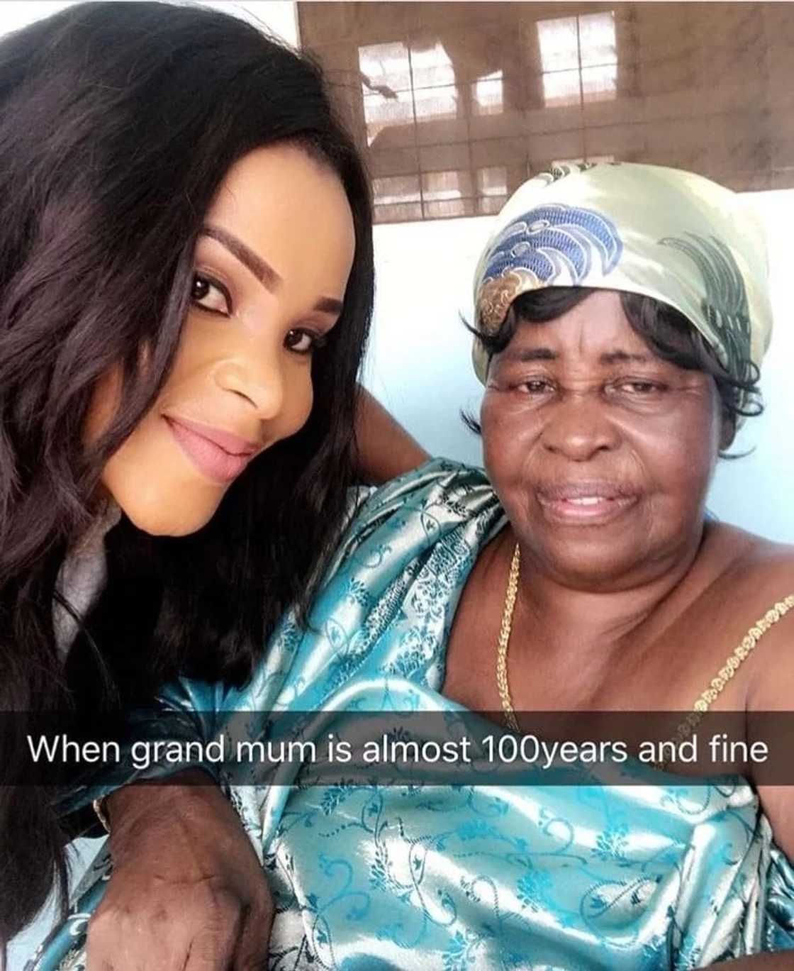 Benedicta Gafah celebrates her 100-year-old grandma in style Benedicta Gafah celebrates her 100-year-old grandma in style