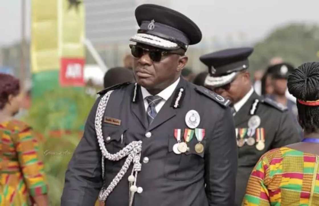 A policeman wearing his uniform A policeman wearing his uniform