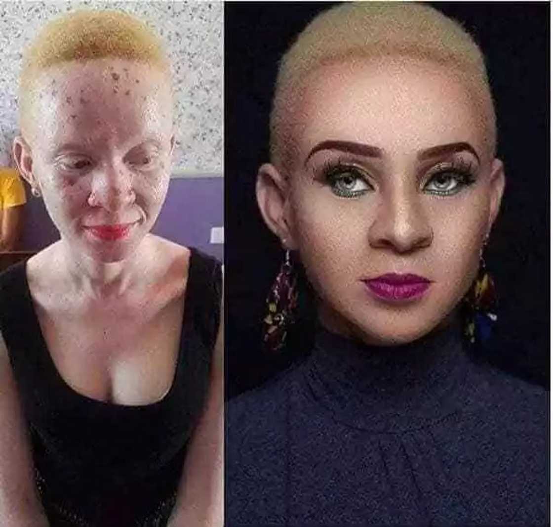 Photos of beautiful makeup transformation fsacinate social media users