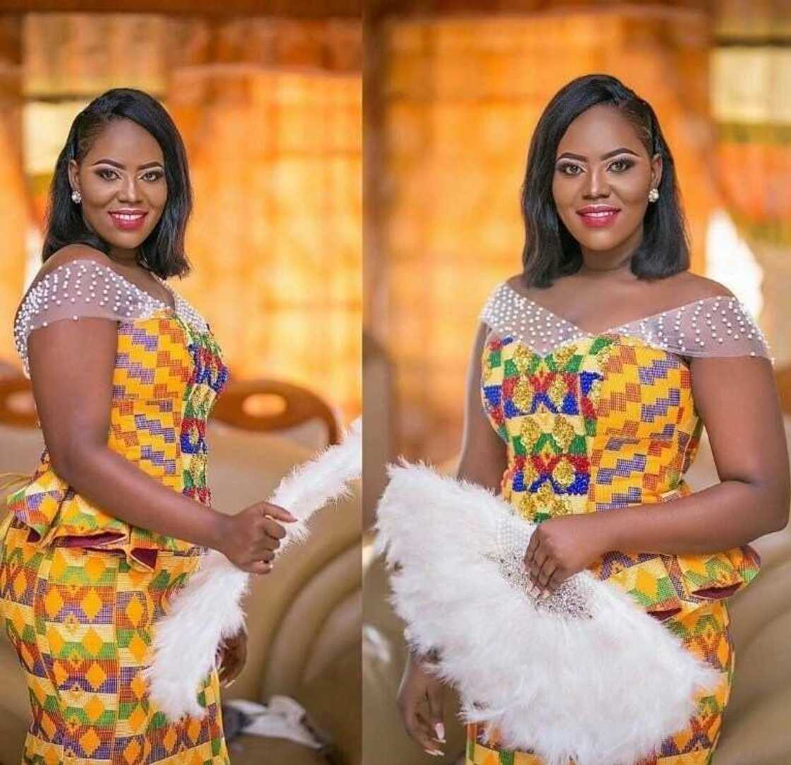 Ghanaian kente kaba styles YEN.COM.GH