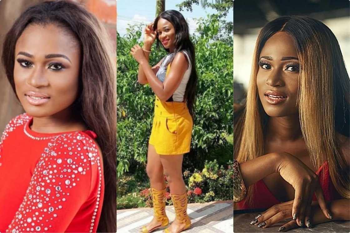 Christabel Ekeh boldly flaunts her 'papa no' in stunning photos; fans congratulate her