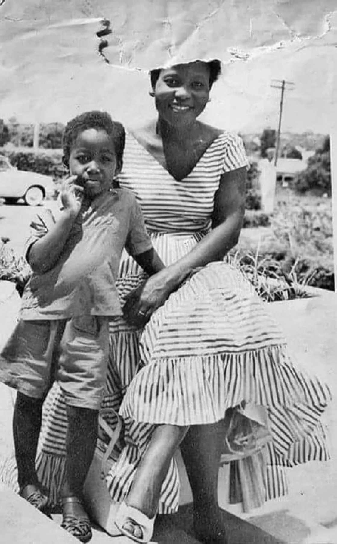 Childhood photos of Akufo-Addo with his family members Childhood photos of Akufo-Addo with his family members