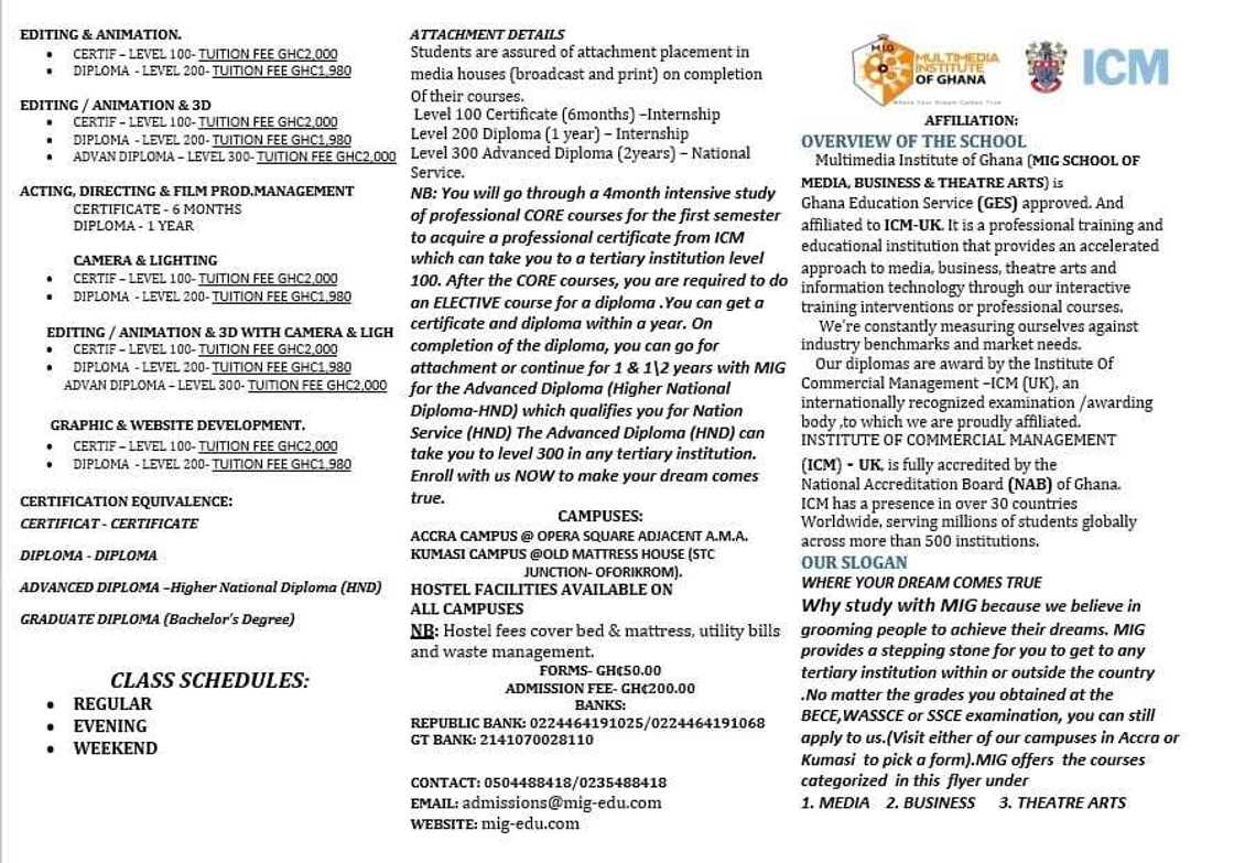 courses offered at multimedia institute of ghana
where is multimedia institute of ghana located
fees of multimedia institute of ghana courses offered at multimedia institute of ghana
where is multimedia institute of ghana located
fees of multimedia institute of ghana