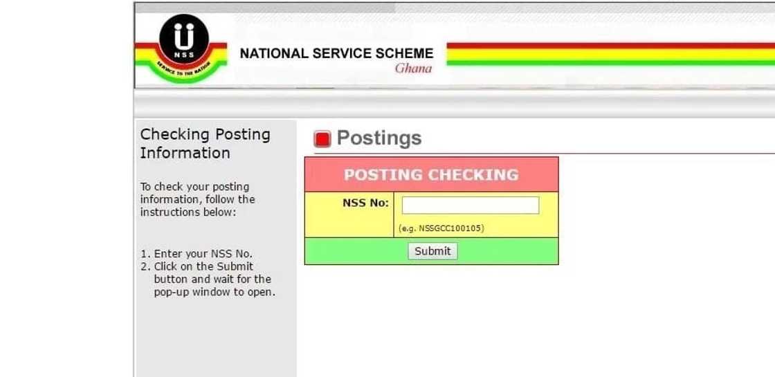 nss posting appointment letter