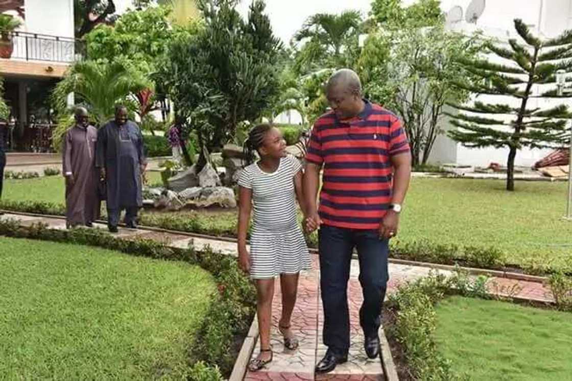 Photos: Mahama attends daughter's speech & prize giving day