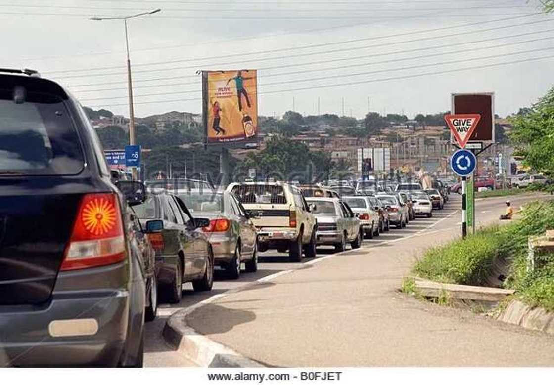 The 7 worst traffic areas in Accra