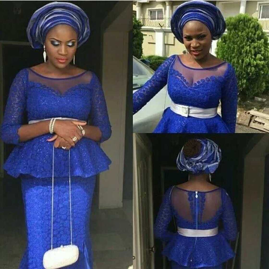 Latest lace kaba styles in Ghana