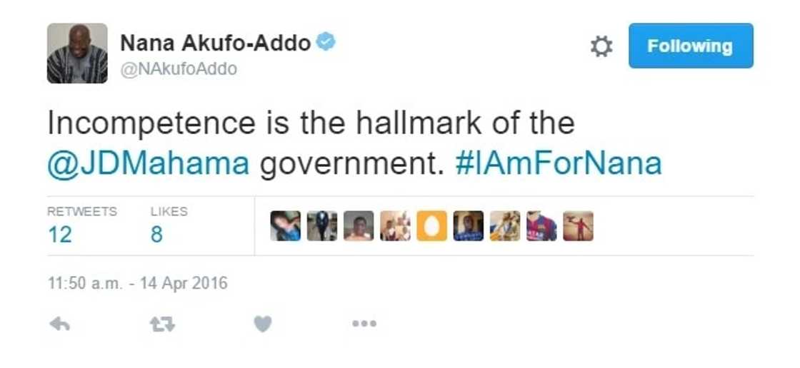 Incompetence is hallmark of Mahama presidency - Akufo-Addo Incompetence is hallmark of Mahama presidency - Akufo-Addo