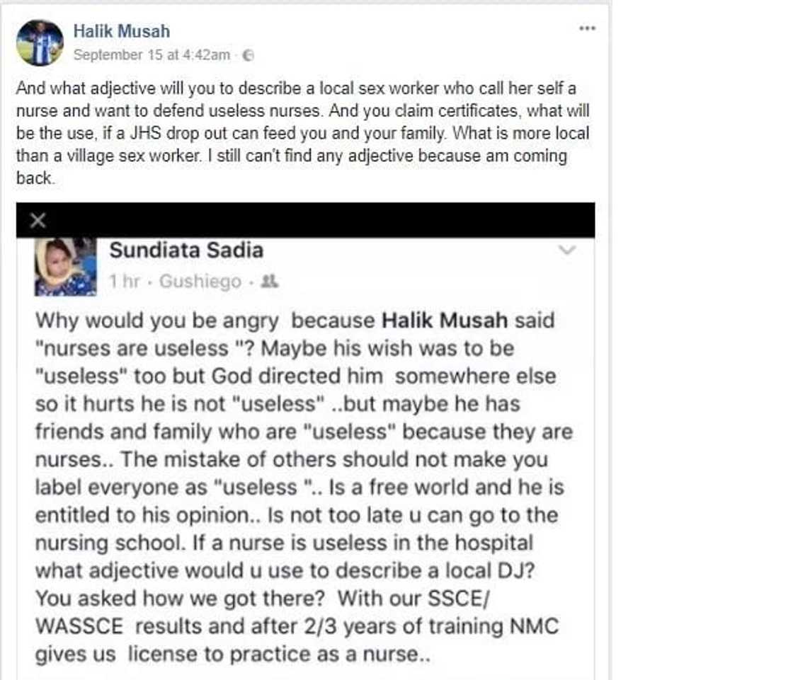 Tamale radio presenter in hot waters over defamatory comments against nurses Tamale radio presenter in hot waters over defamatory comments against nurses