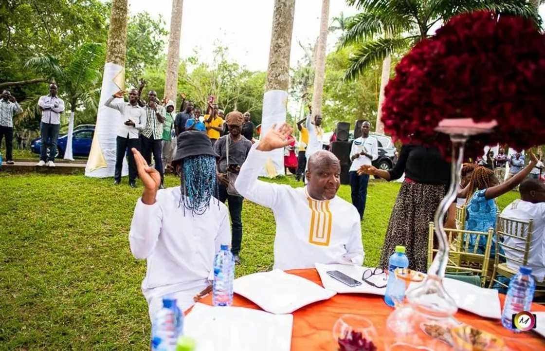 Wedding photos of Manasseh Azure Awuni and Becky