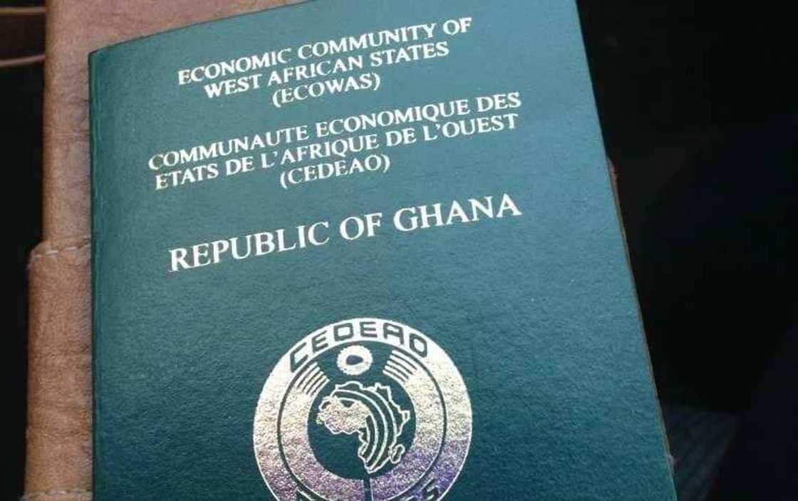 Biometric passport Ghana.