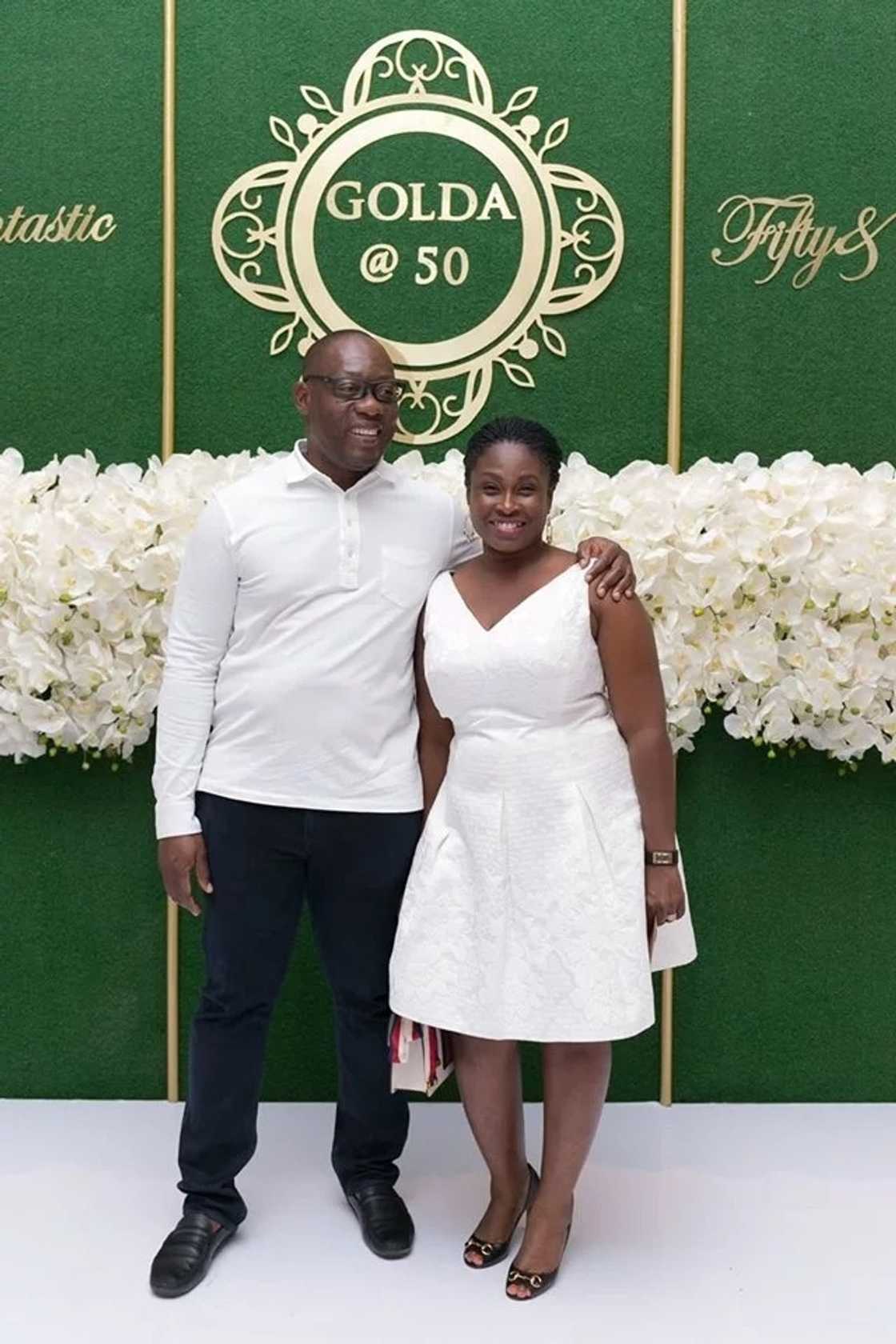 Photos: Victor Bampoe's wife celebrates 50th birthday