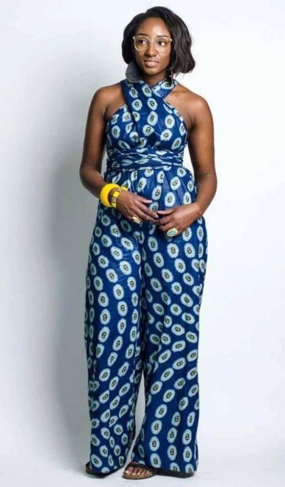 jumpsuit in african print