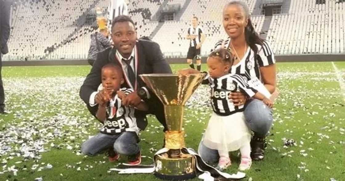 Photos: Meet the wife and children of Kwadwo Asamoah