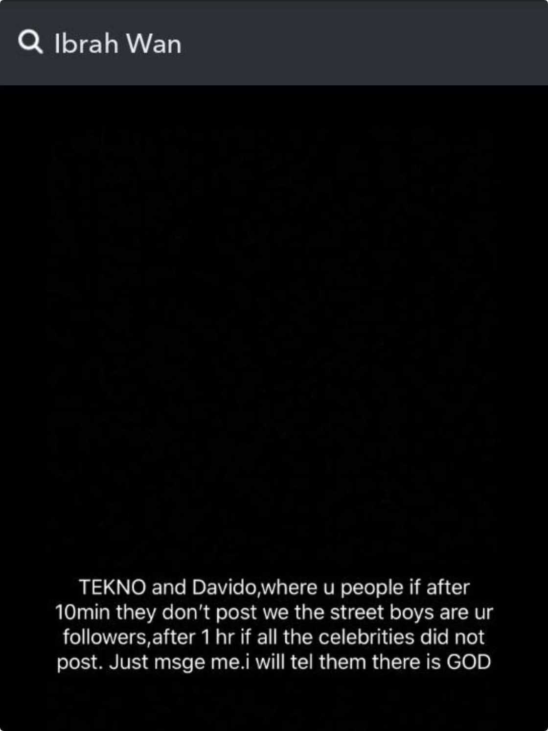 Don't drag my name into your 'madness' - Davido spits fire on Ibrah One Don't drag my name into your 'madness' - Davido spits fire on Ibrah One