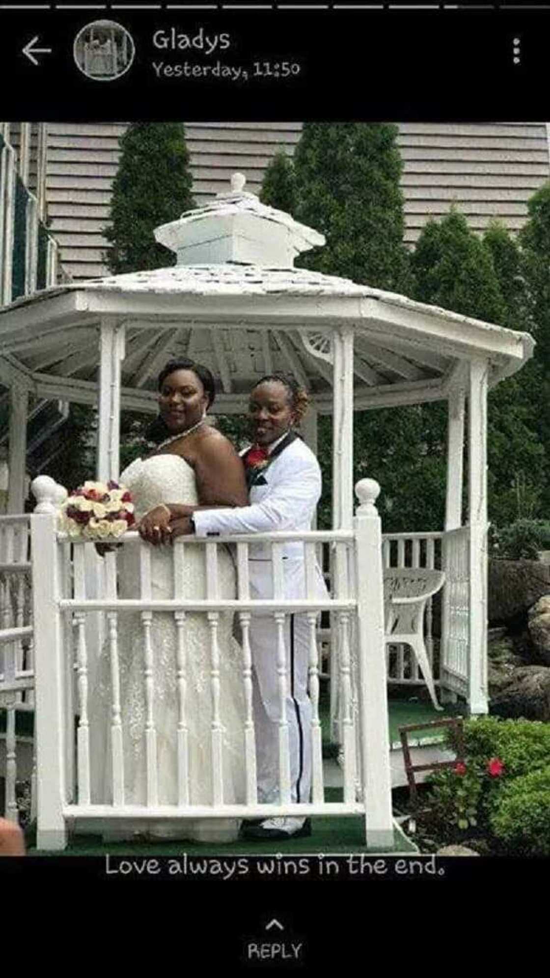 YEN.com.gh has more photos of the lesbian Ghanaian couple who wedded in Holland