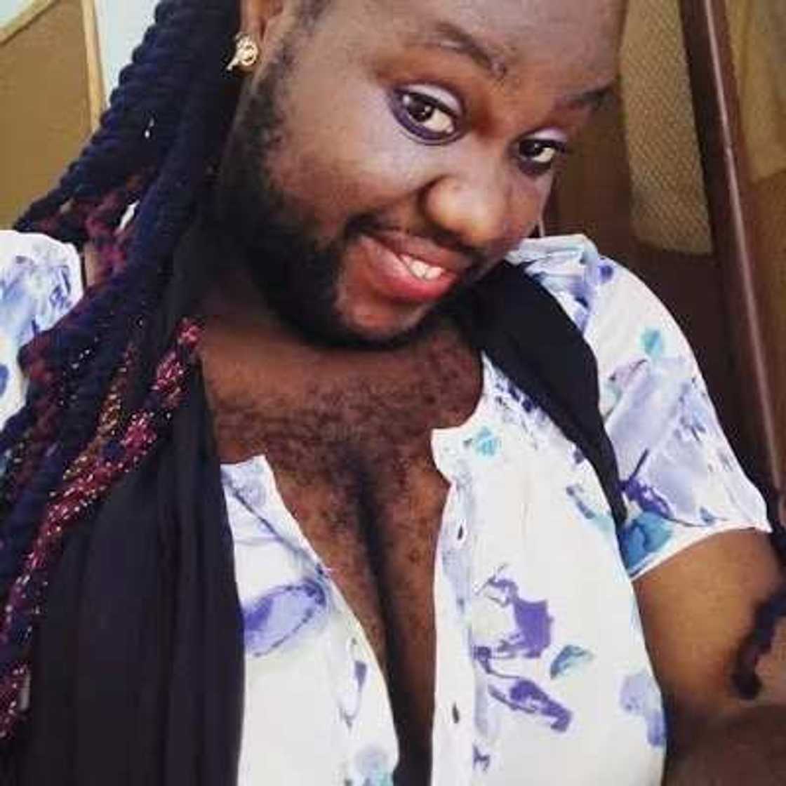 Queen Okafor is Nigeria's hairiest woman Queen Okafor is Nigeria's hairiest woman
