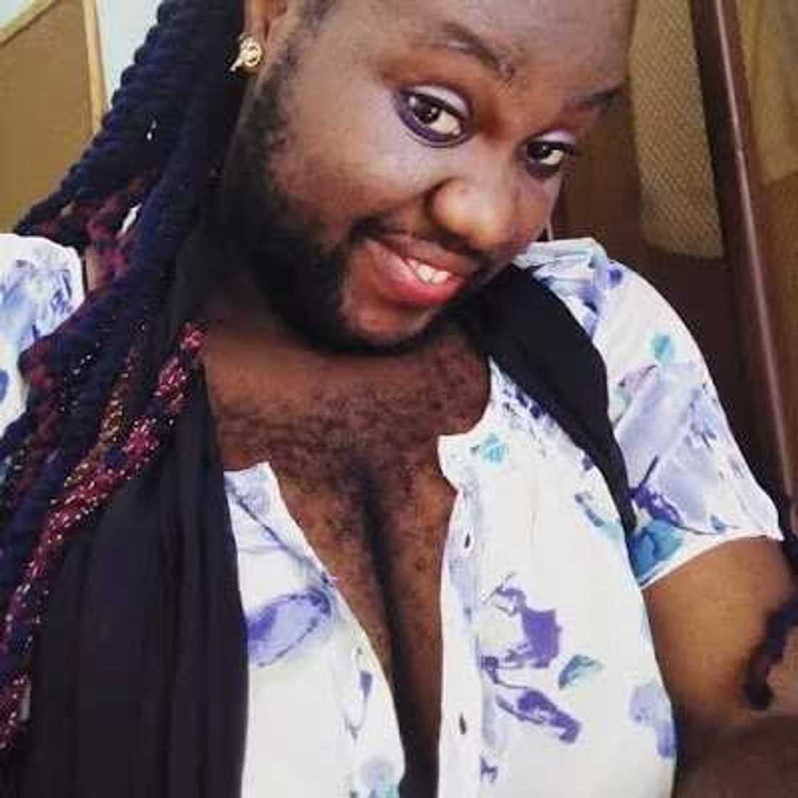 Queen Okafor is Nigeria's hairiest woman