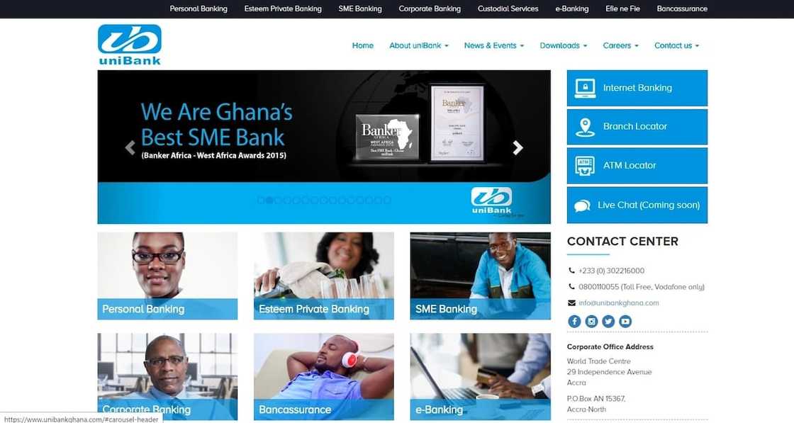 List of Unibank branches in Ghana List of Unibank branches in Ghana