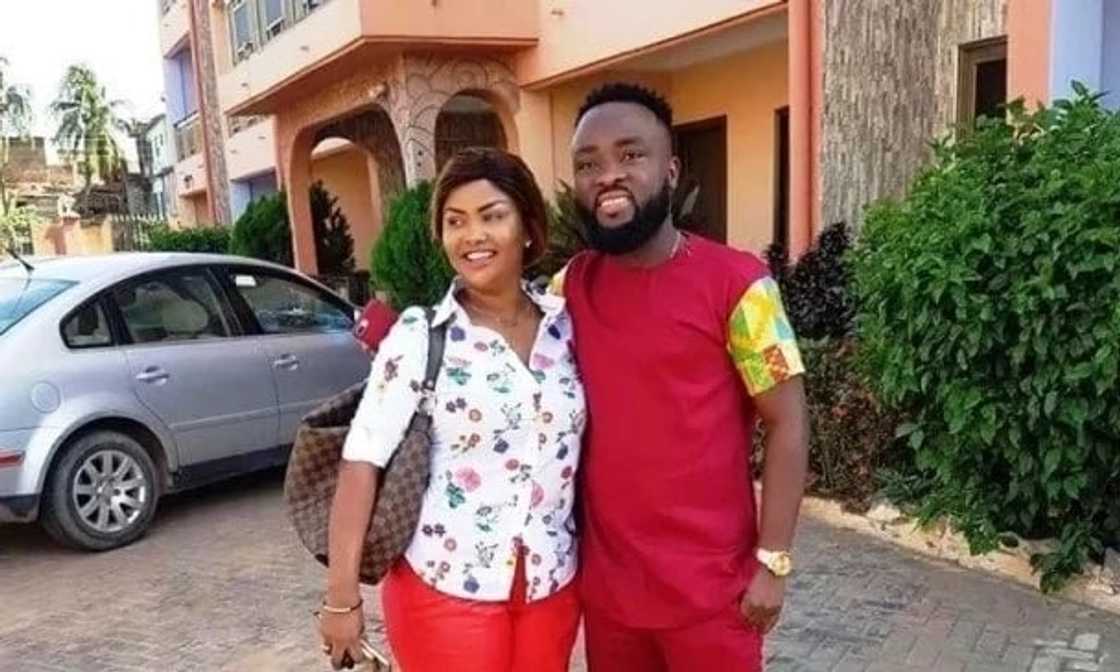 Nana Ama McBrown and husband Maxwell Mensah Nana Ama McBrown and husband Maxwell Mensah