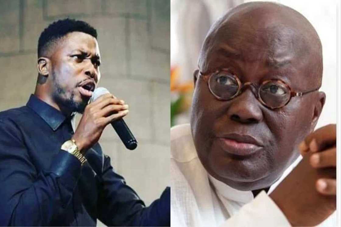A Plus slams Akufo-Addo over 'susu' for cathedral; Ghanaians didn't vote for you for that A Plus slams Akufo-Addo over 'susu' for cathedral; Ghanaians didn't vote for you for that