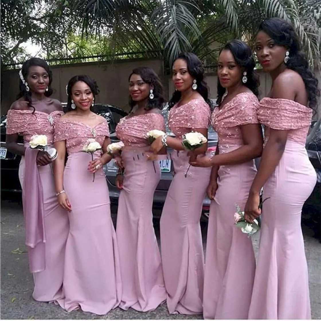 African bridesmaid dress styles in Ghana