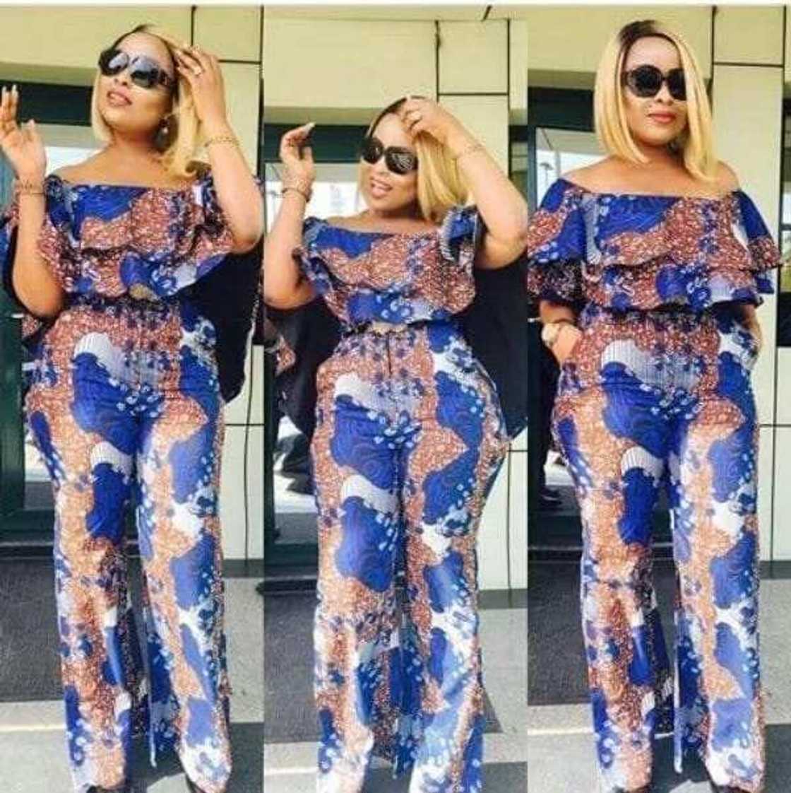 African print jumpsuit styles YEN.COM.GH