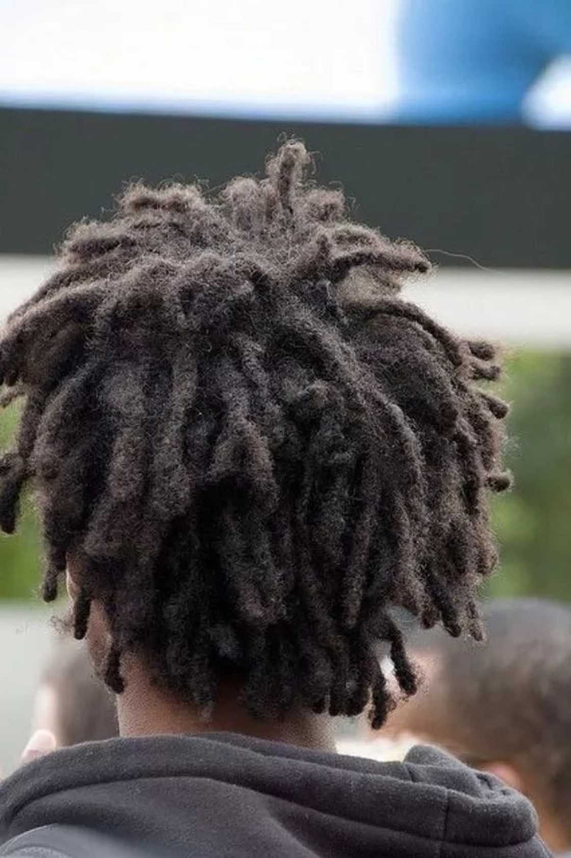 A man wearing dreadlocks A man wearing dreadlocks