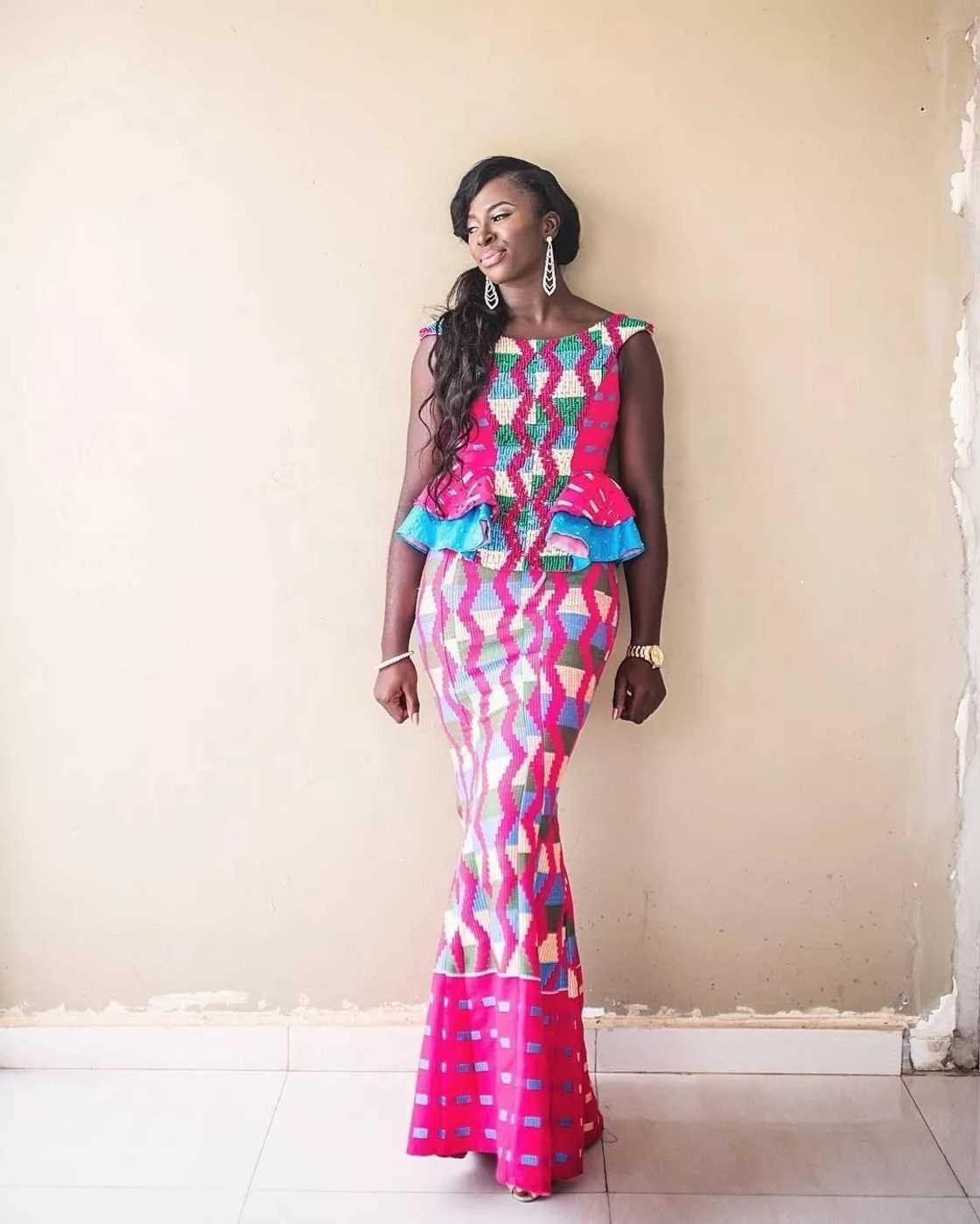 Ghanaian kente kaba styles YEN.COM.GH