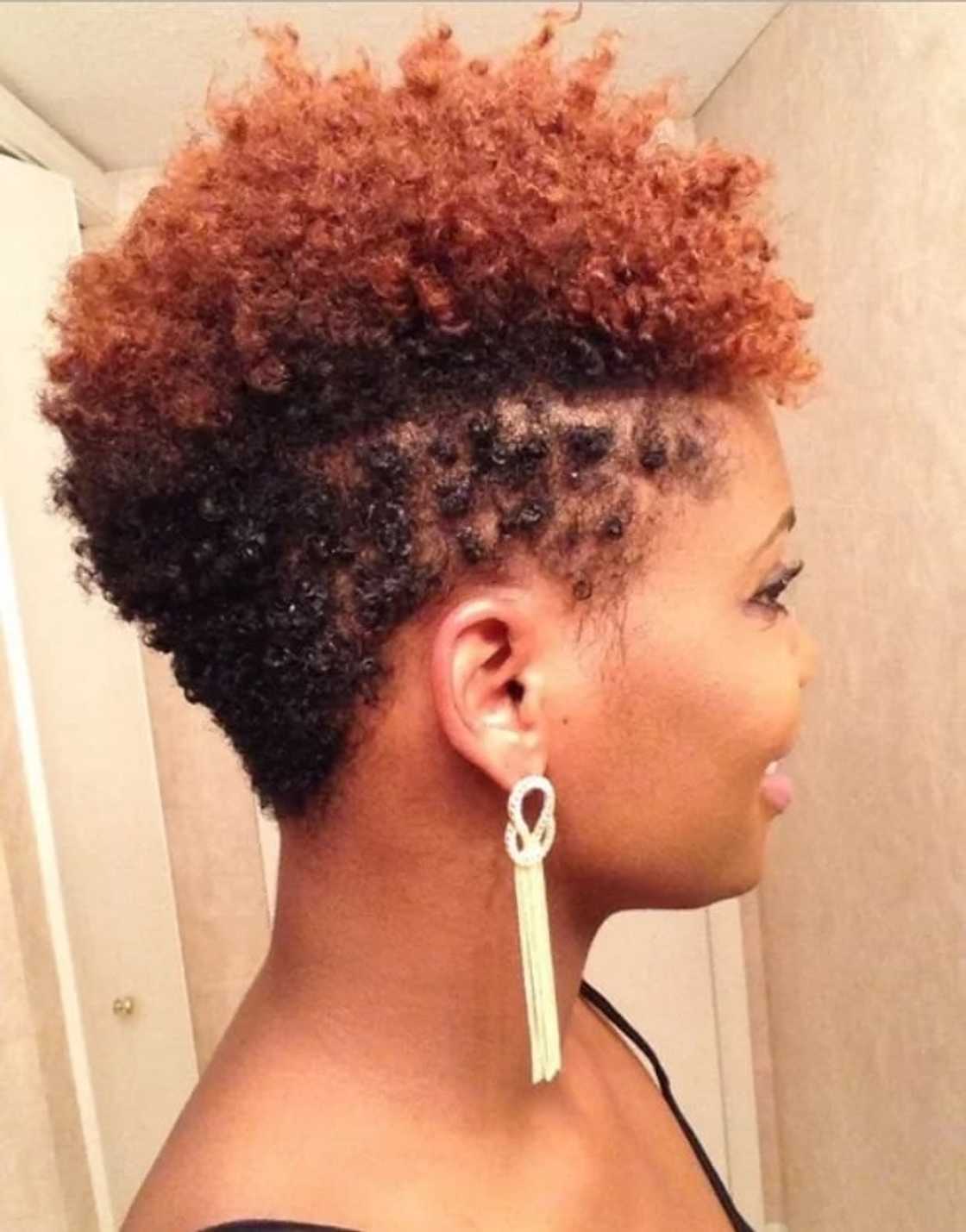 how to style short natural african hair at home, short natural hair photos, very short natural hairstyles