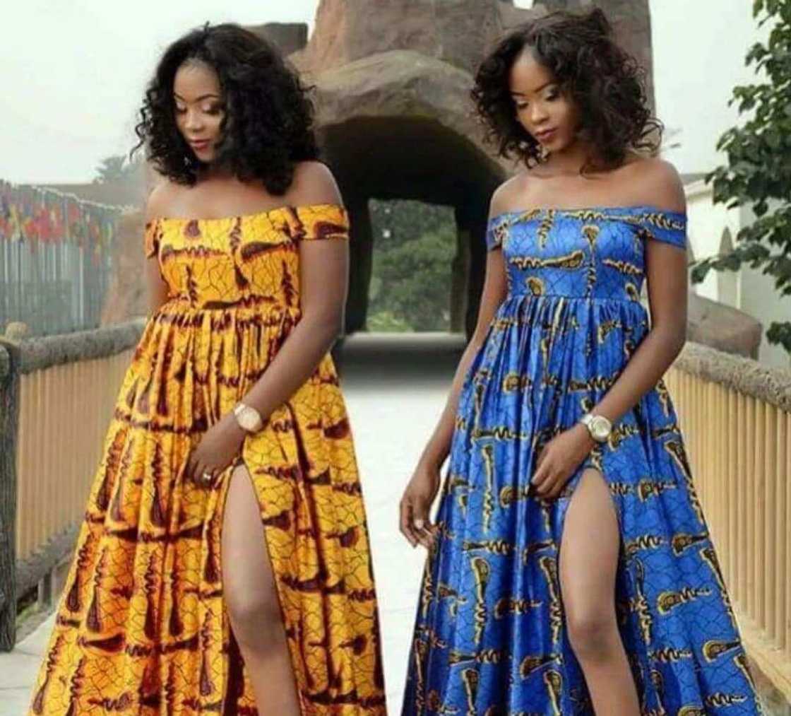latest ankara flare gowns, ankara cape styles, nice off shoulder ankara gowns latest ankara flare gowns, ankara cape styles, nice off shoulder ankara gowns