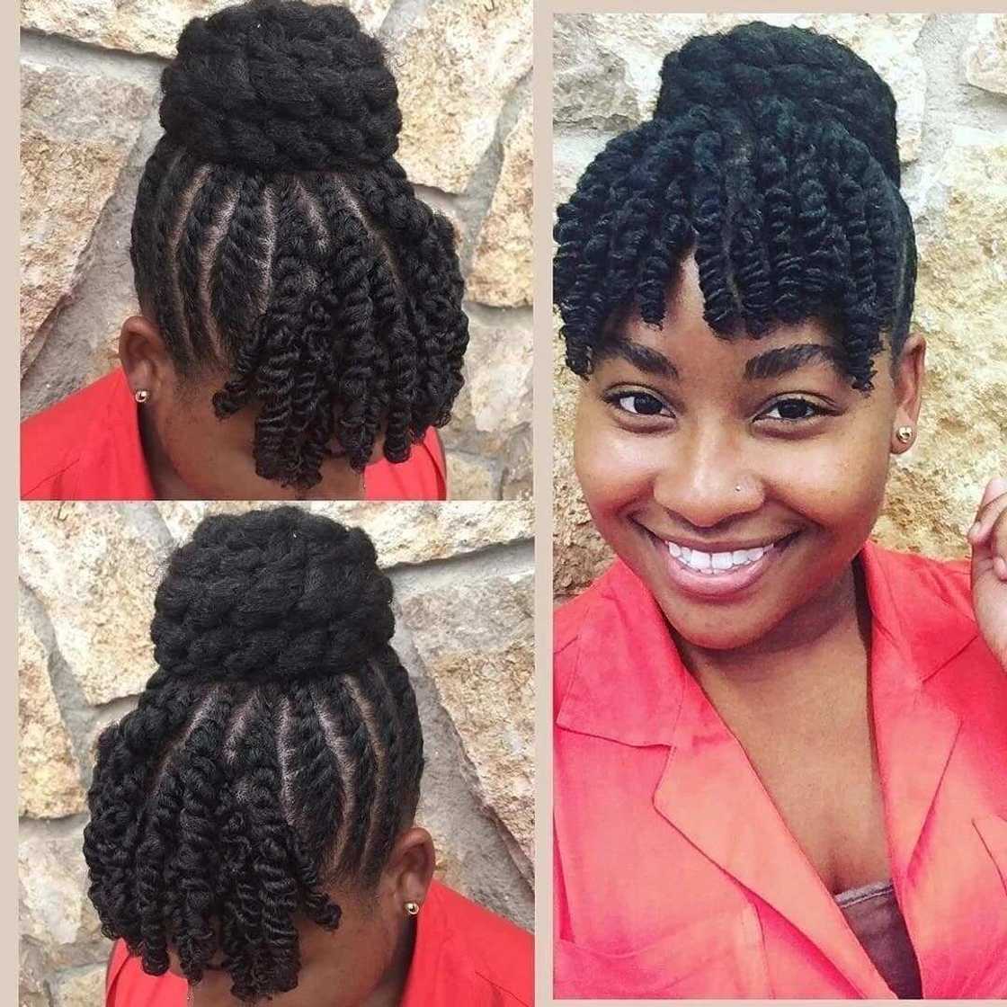 Natural hair twist styles for long and short hair - YEN.COM.GH