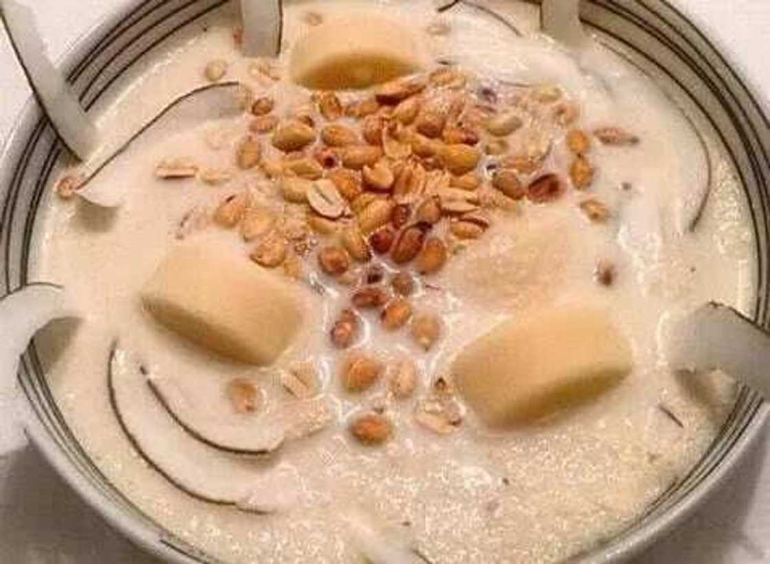 Gari soakings priced at Ghc145 on hotel's menu