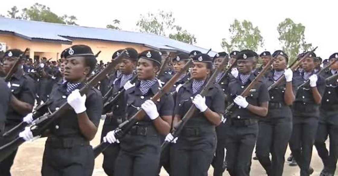 A group of police officers