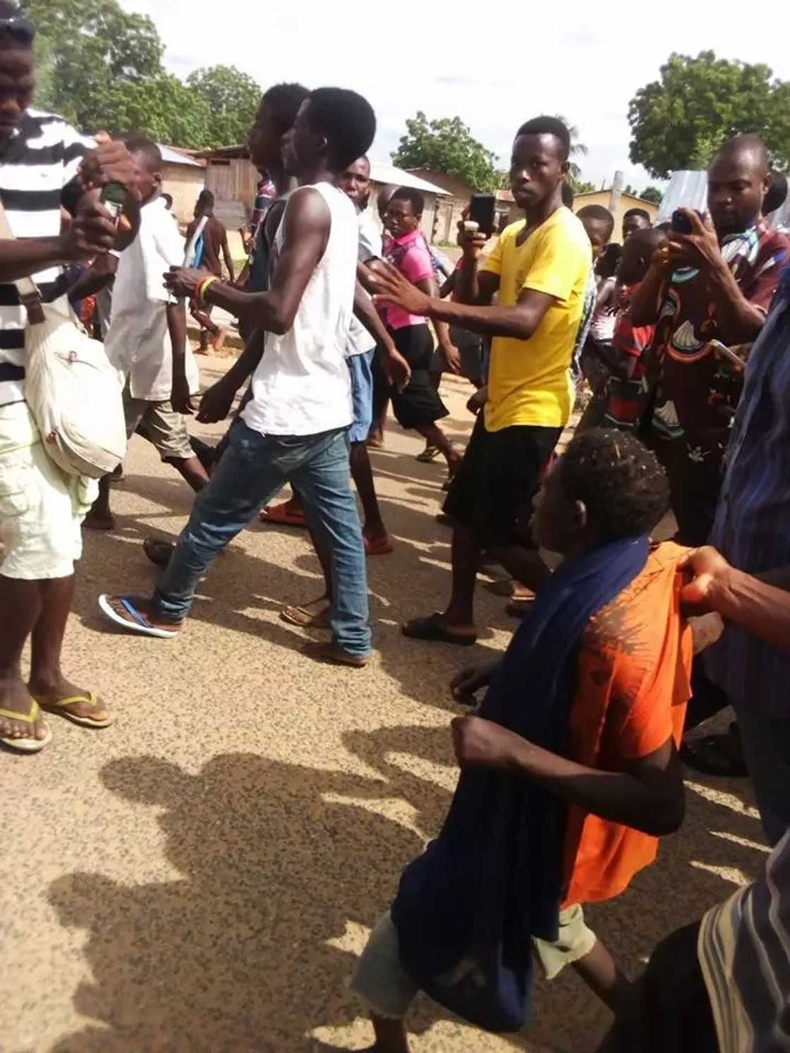 Natives of Sogakope claim to have captured a dwarf god, but we don't think so Natives of Sogakope claim to have captured a dwarf god, but we don't think so