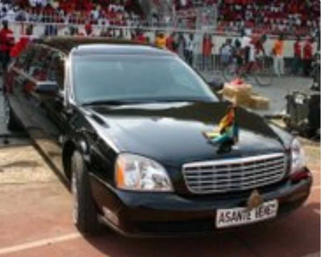 Photos of the cars that the Asantehene rides in