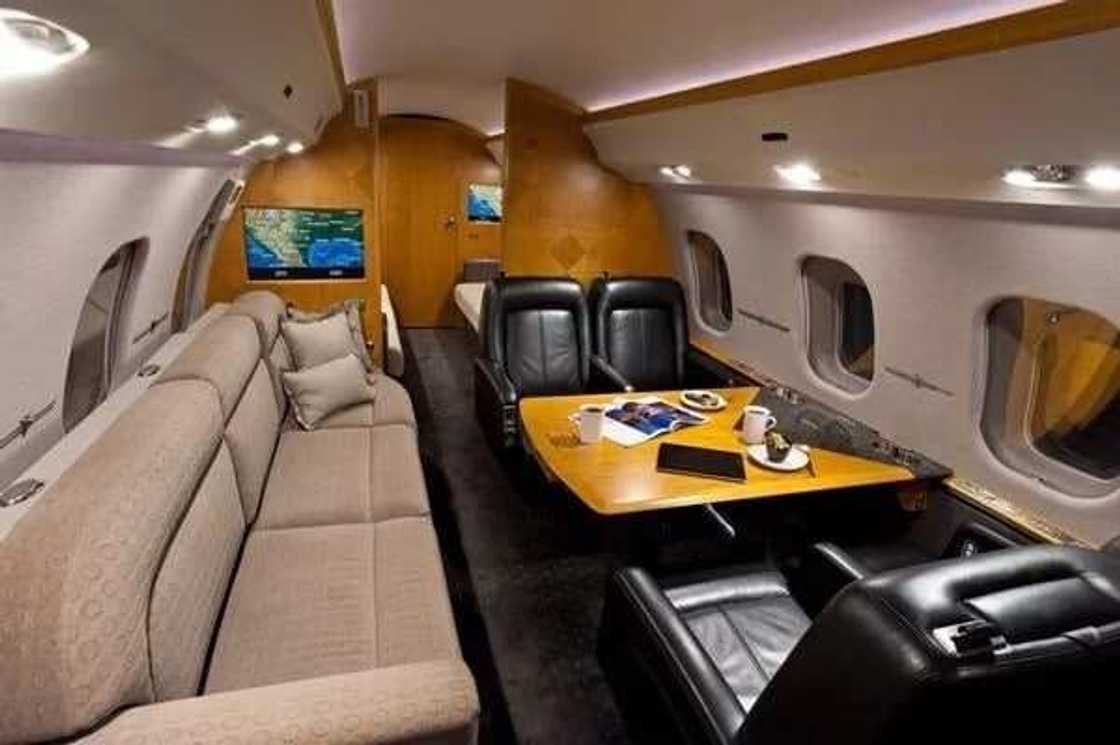 Asamoah Gyan's private jet