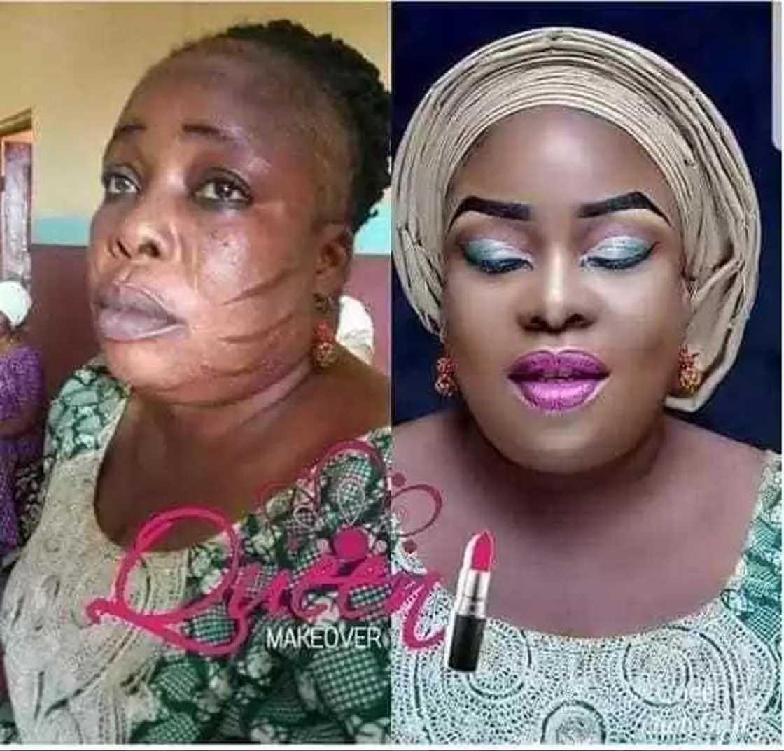 Photos of beautiful makeup transformation fsacinate social media users