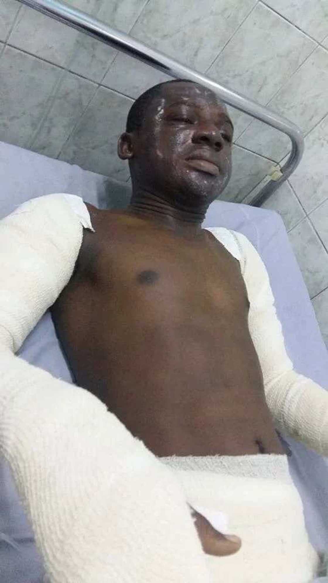 Security Analyst Irbard Ibrahim Survives Gas Explosion, Calls For An End To GMA Strike Security Analyst Irbard Ibrahim Survives Gas Explosion, Calls For An End To GMA Strike