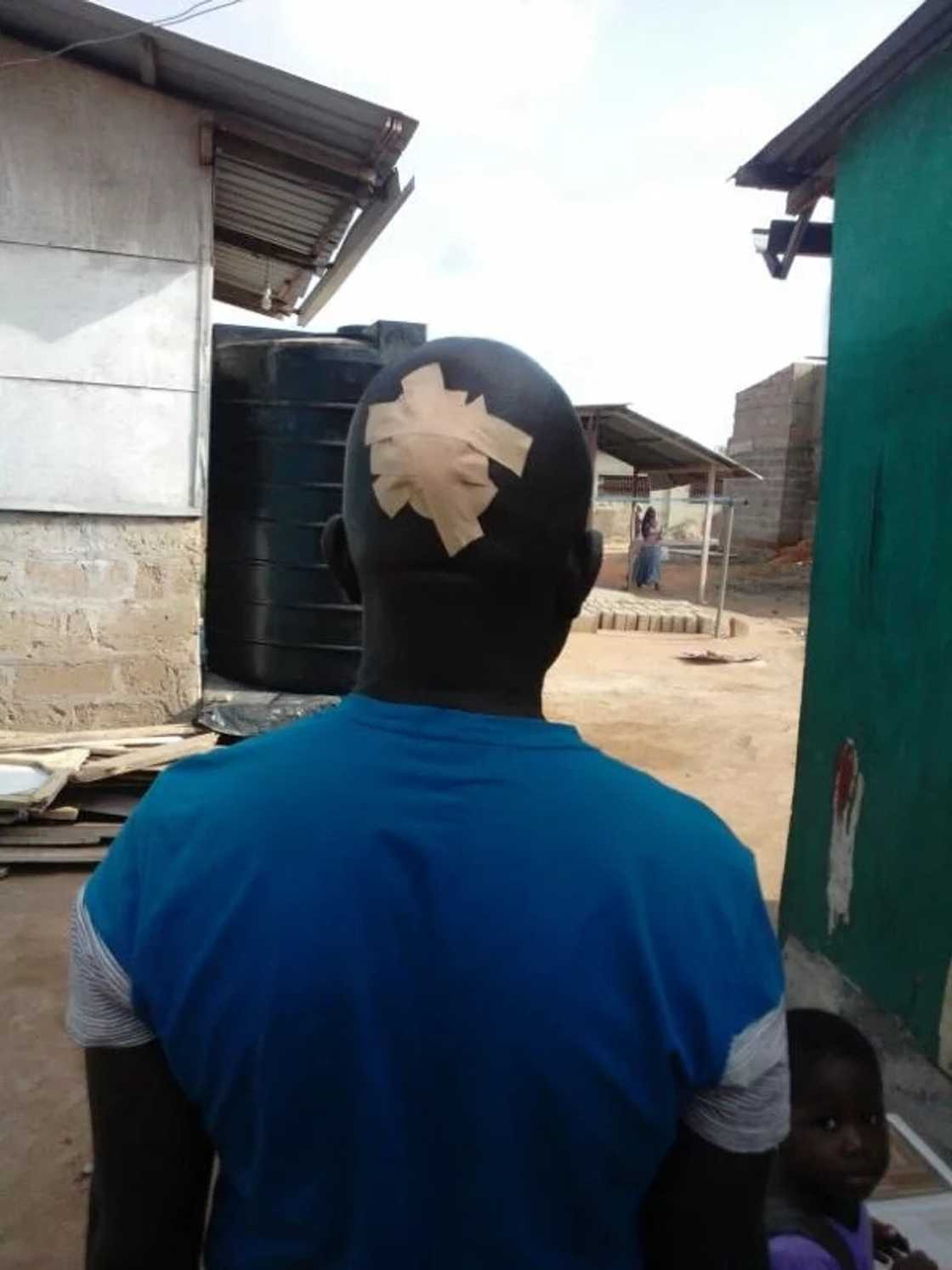 Land guard brutalises Ghanaian woman at Dansoman Land guard brutalises Ghanaian woman at Dansoman