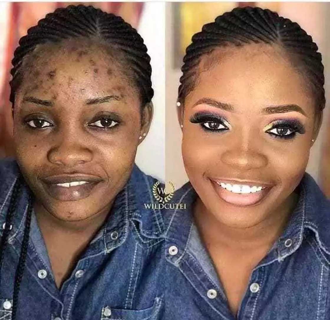 Photos of beautiful makeup transformation fsacinate social media users