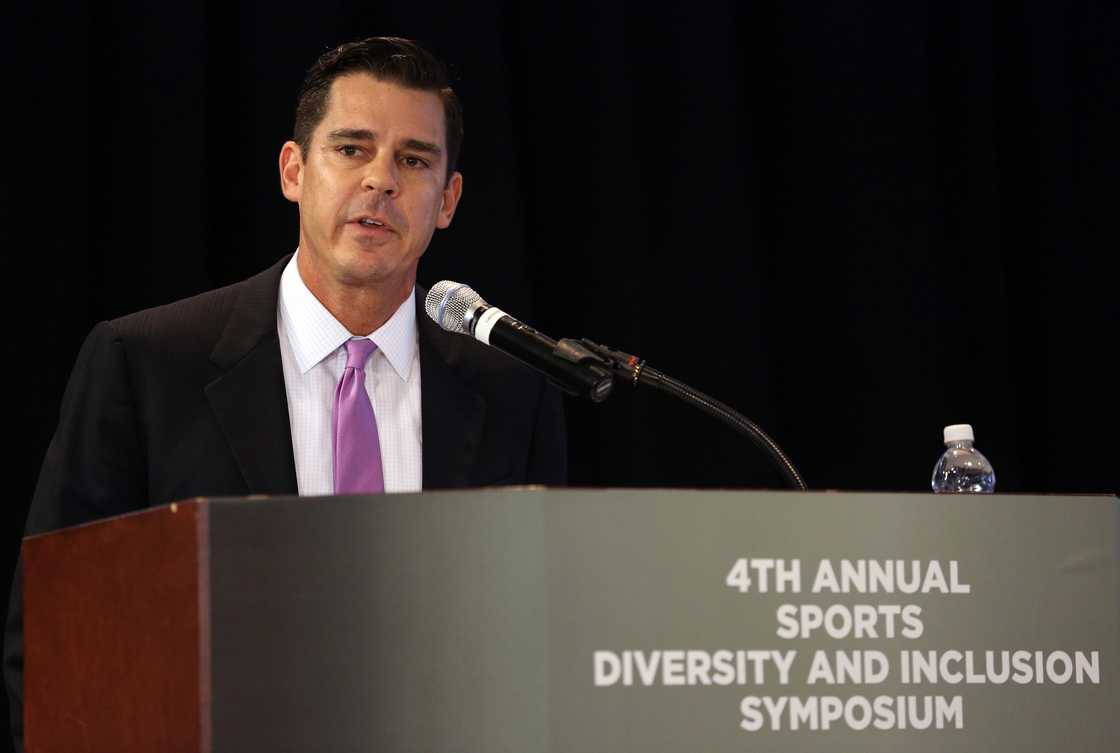 Billy Bean, Ambassador of Inclusion, MLB moderates a panel discussion. Billy Bean, Ambassador of Inclusion, MLB moderates a panel discussion.