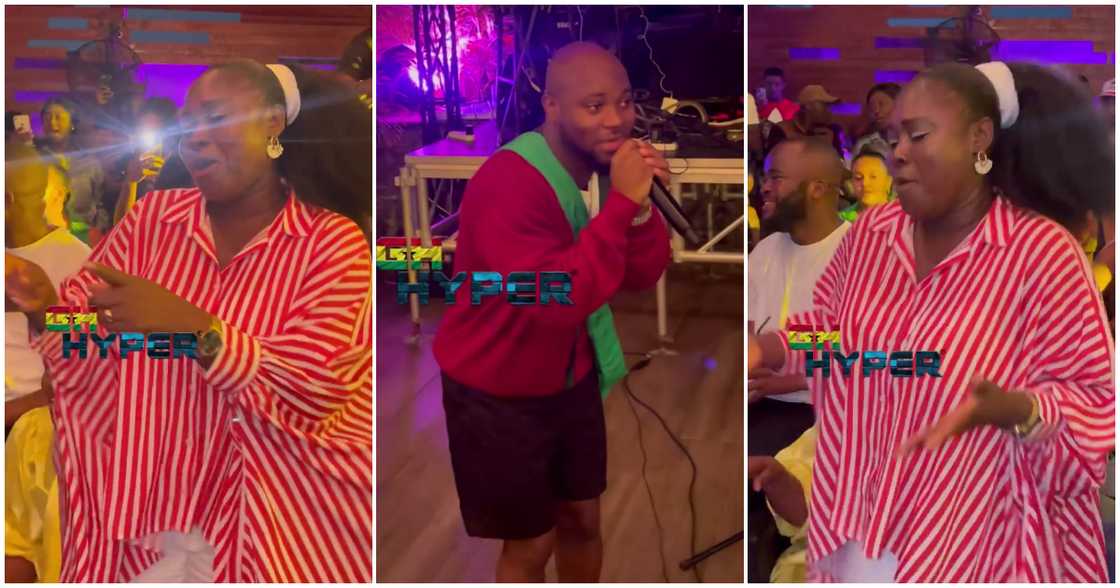 King Promise and mother, Angela Quaye. King Promise and mother, Angela Quaye.