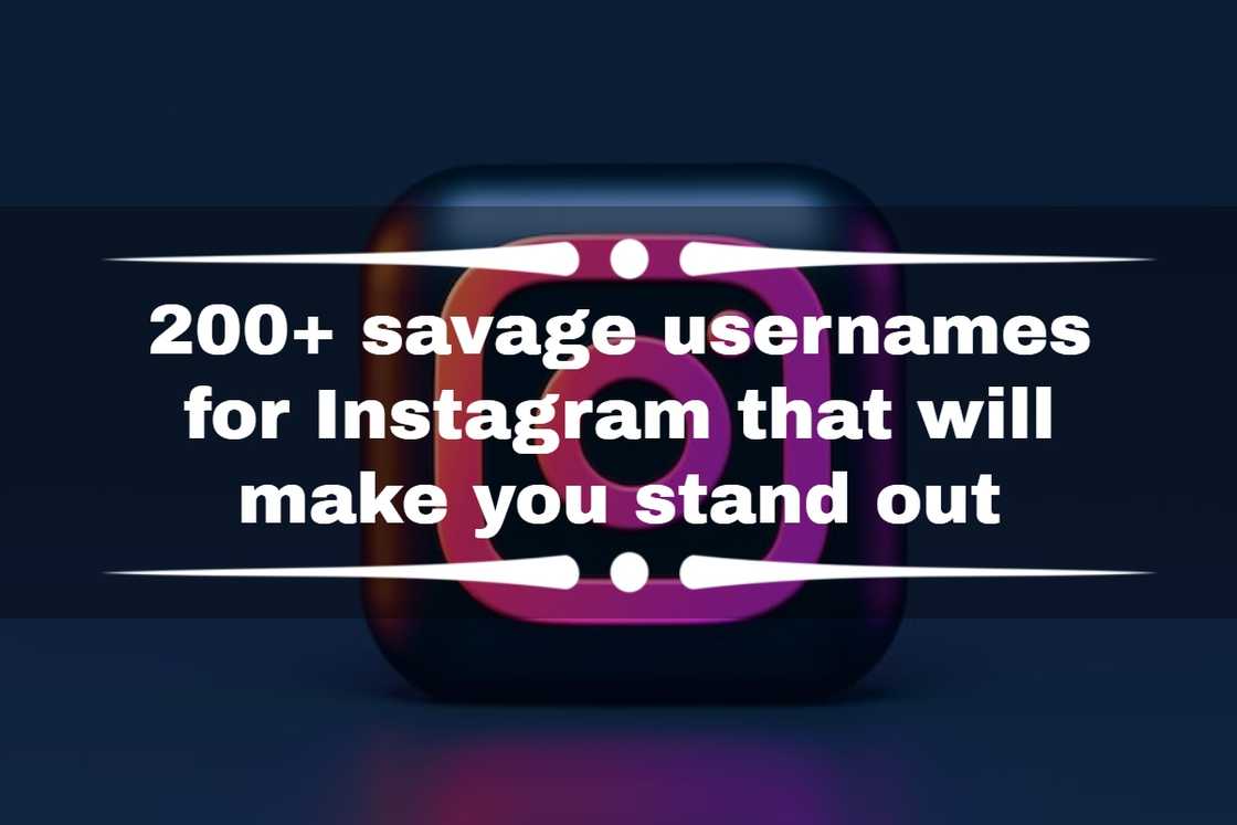 savage usernames for Instagram
