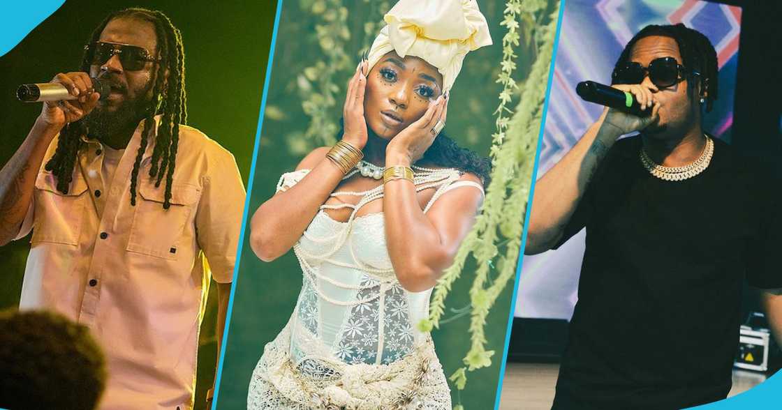 Samini, Efya and Crayon in photos