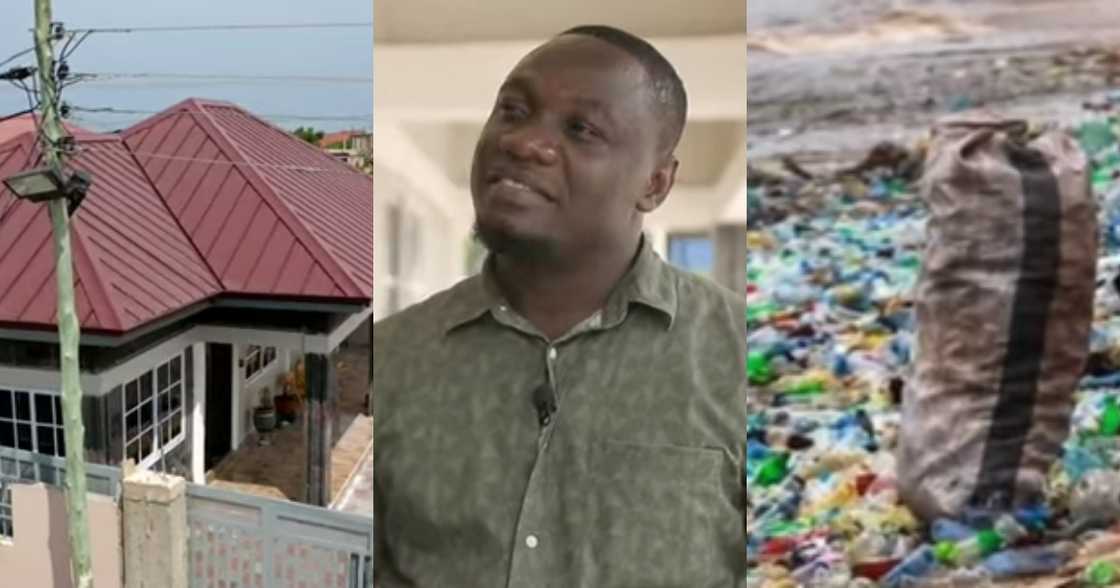 Nelson Boateng: Ghanaian innovator builds house from plastic waste