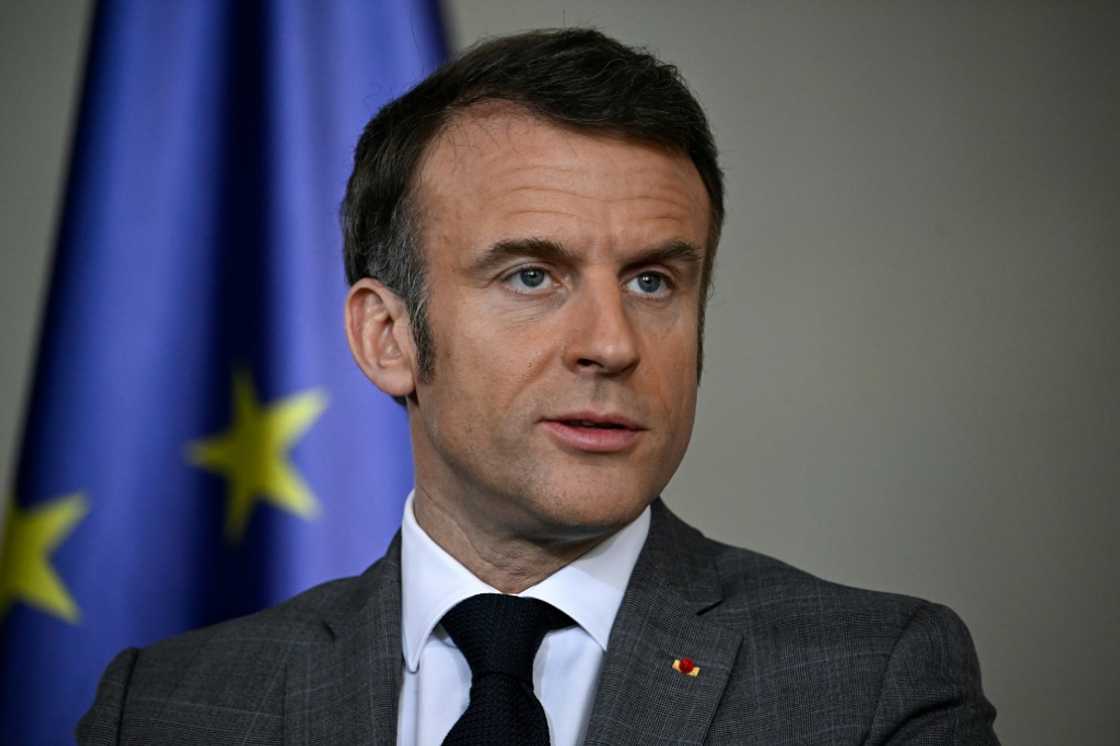 The opposition blamed Macron for a 'disastrous record' The opposition blamed Macron for a 'disastrous record'